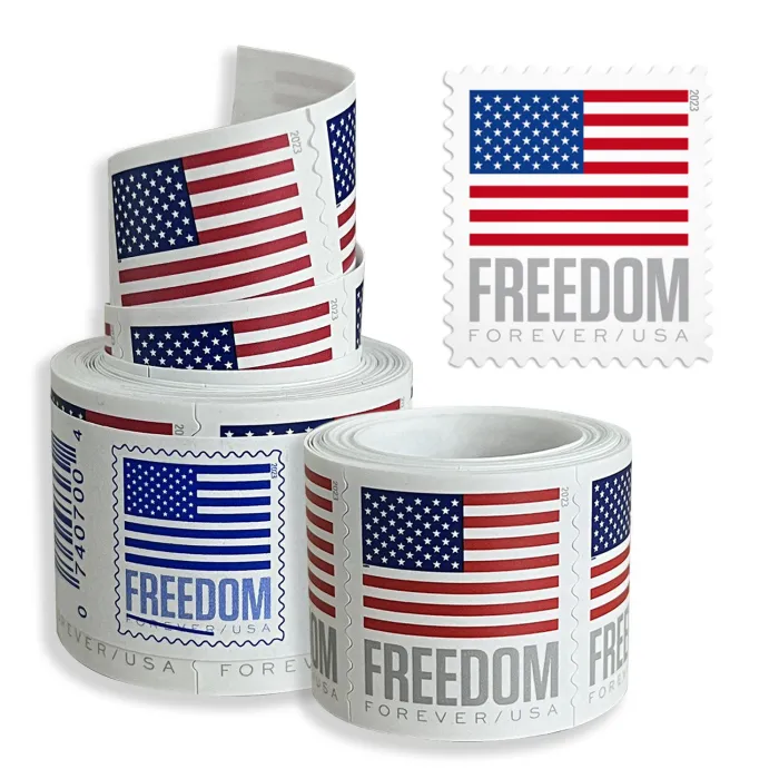 2023 U.S. Flag Forever Stamps 100 Rolls | Tool Stamps US Postage Stamps
