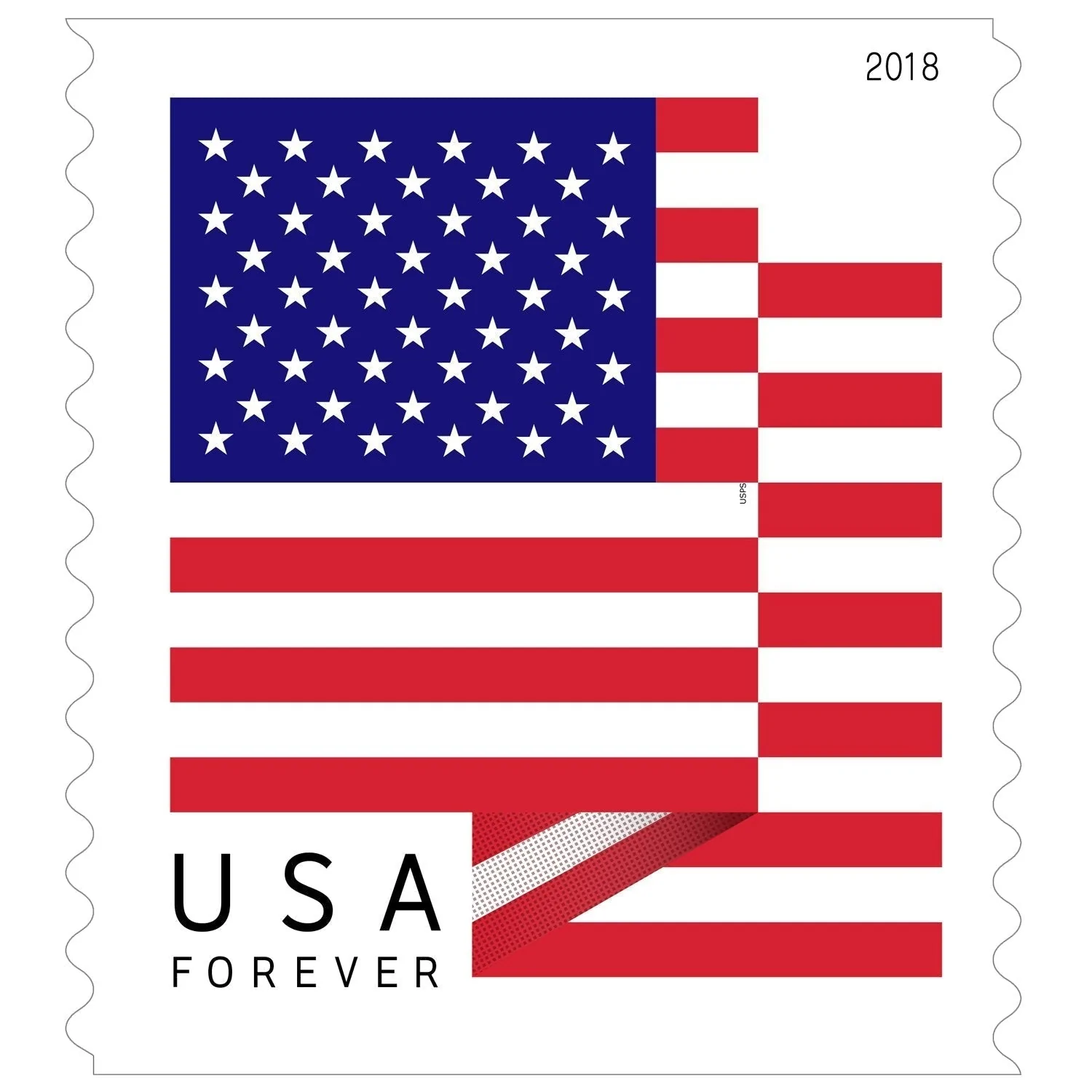 2018 U.S. Flag Forever Stamps Roll | Tool Stamps US Postage Stamps