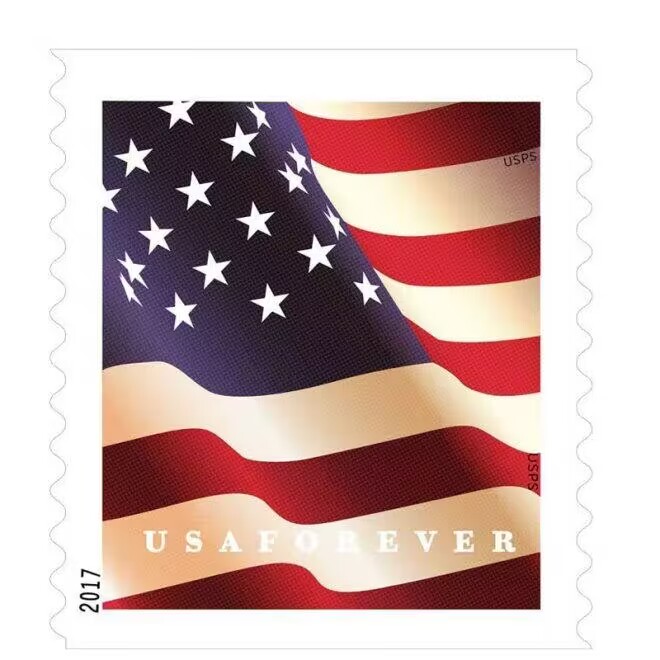 Big Sales! 5 U.S. Flag Stamps,5 Rolls/500 Pcs | Tool Stamps US Postage Stamps